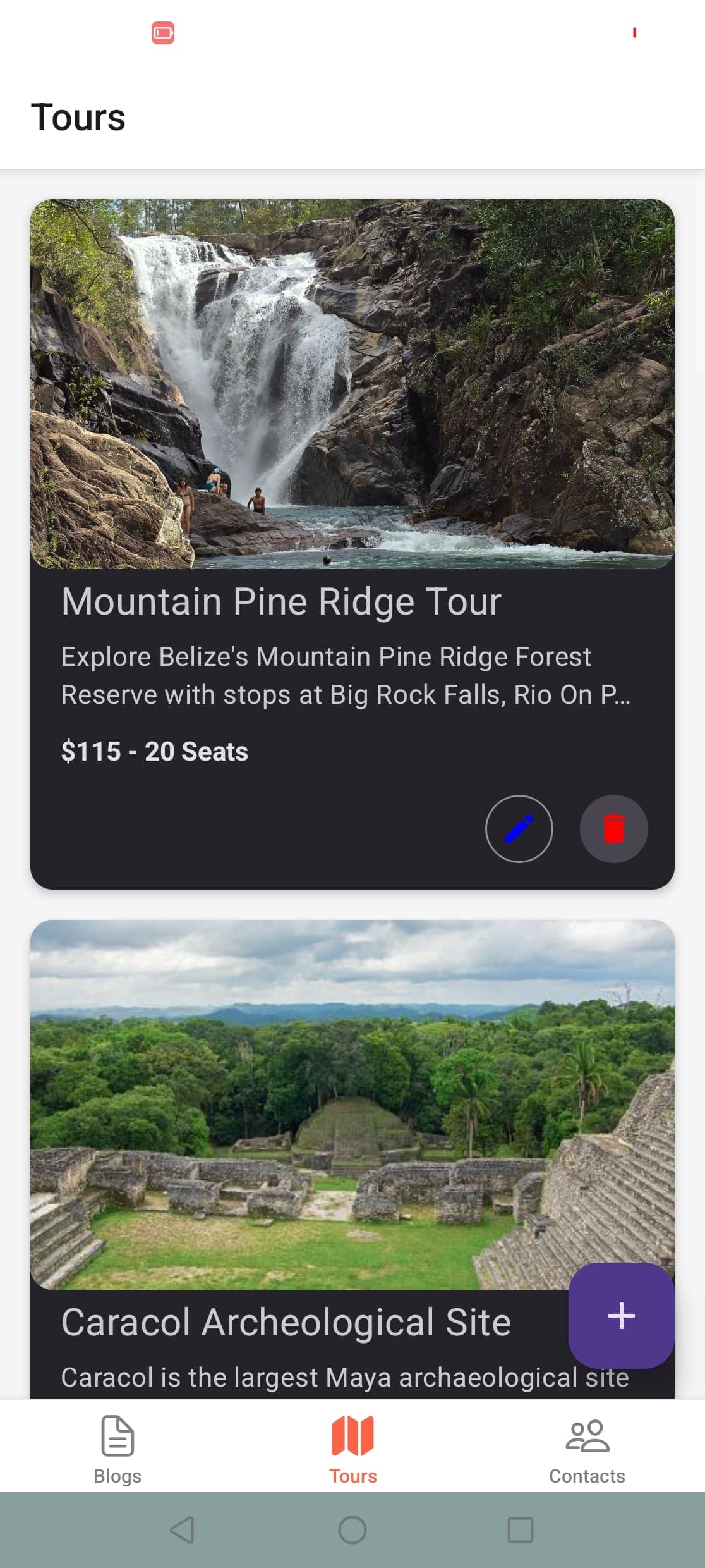 Yute Expeditions mobile app